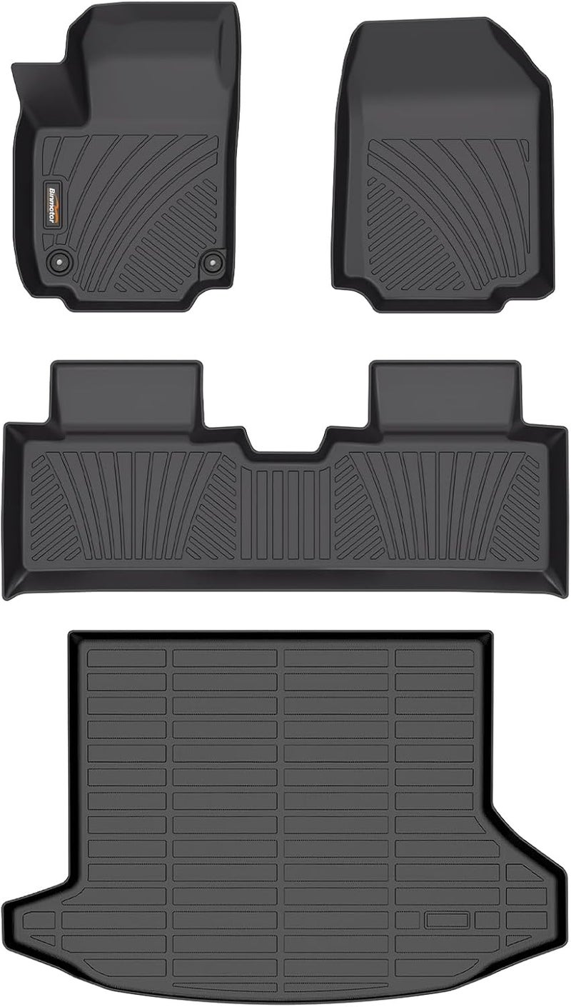 Binmotor -Floor Mats Cargo Liner Set for GMC Terrain/Chevy Equinox 2025 2026, TPE All Weather Car Floor Mat for Chevrolet Equinox Accessories for GMC Terrain Cargo Trunk Mat - Image 1